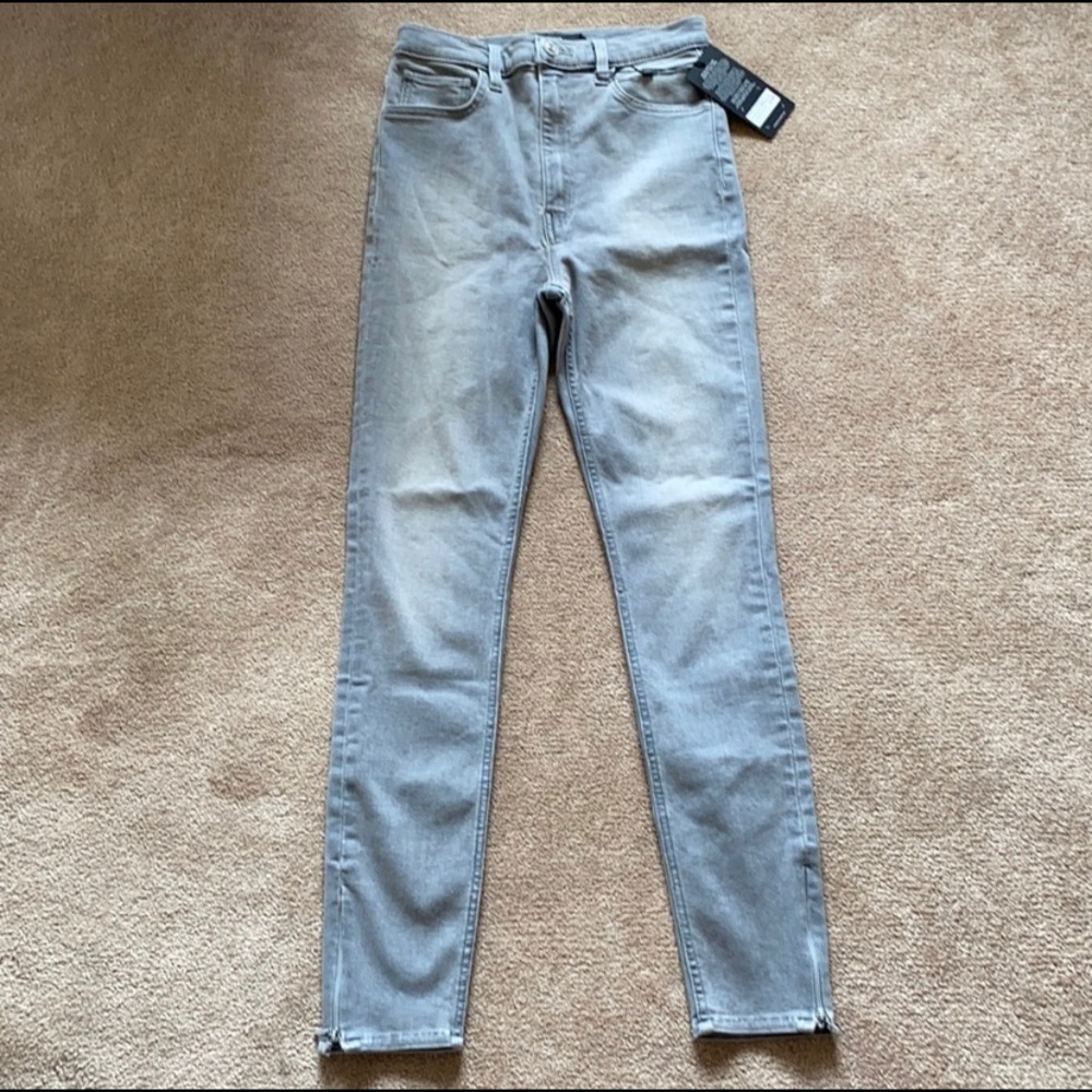 High Rise Skinny with Zippers